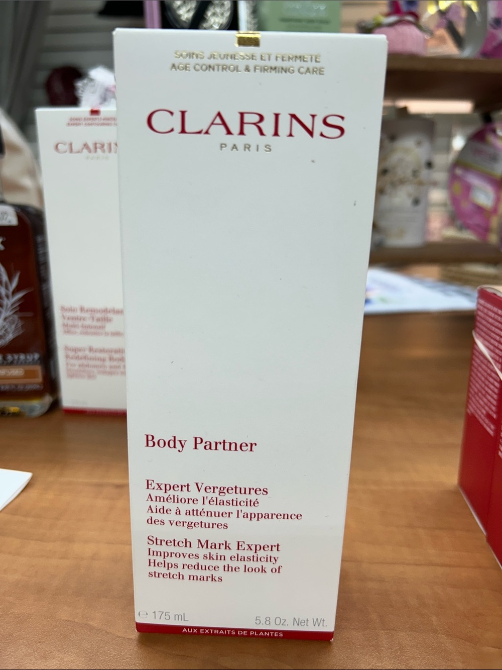 Clarins Body Partner Stretch Mark Expert - White and Red